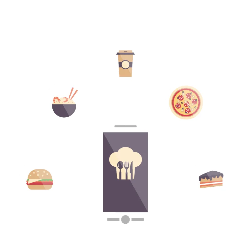 Мобильный вид экранов QR-меню и заказов
