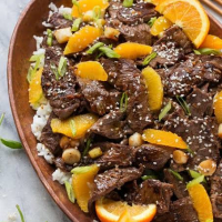 Meat with Orange