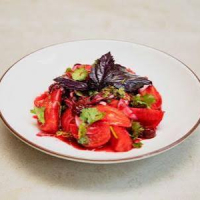 Sour Cherry & Tomato Salad