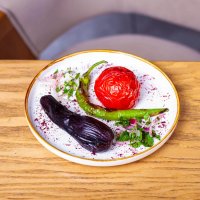 Pomidor, Badımcan, Bibər Kababı