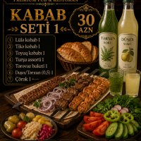Kabab seti 30 manatlıq
