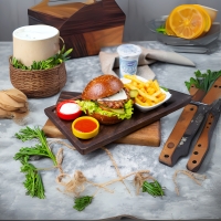 CHICKEN CHEESEBURGER MENYU