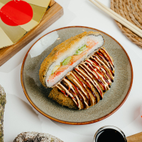 Smoked Salmon Burger