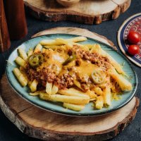 Çili fries ət