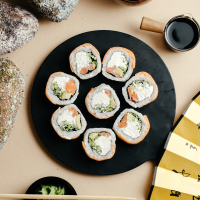 Sunrise salmon lux roll