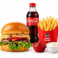 Kababçı Dana BBQ Burger Combo