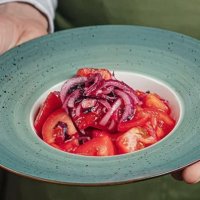 Zoğallı Pomidor Salatı (Böyük Pors)