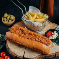 Mexican chili dog