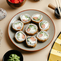 Bonito roll with salmon