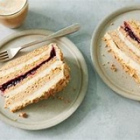 Rasperry honey cake