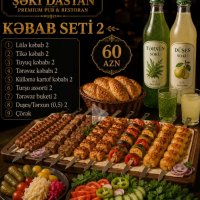 Kabab seti 60 manatlıq