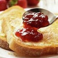 Toast with butter & jam