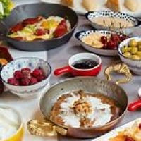 Azerbaijani traditional breakfast