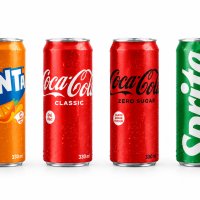 Cola ,Fanta,Sprite,Cola Zero (330 ml)