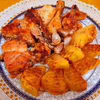 Qulyaş toyuq qızartma