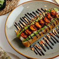 Hot Dog Roll With Shrimp