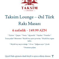 ƏSL TÜRK RAKI MASASI