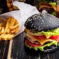 Black Lava burger