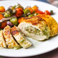 Stuffed Chicken with Vegetables