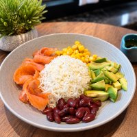 Salmon Avokado Bowl
